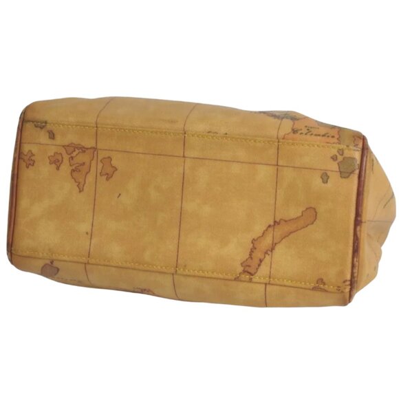 Authentic Alviero Martini Prima Classe Geo Classic Map Satchel Hand Bag - Picture 6 of 15